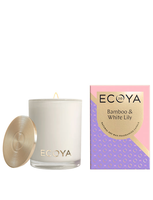 Ecoya Madison Candle - Bamboo & White Lily