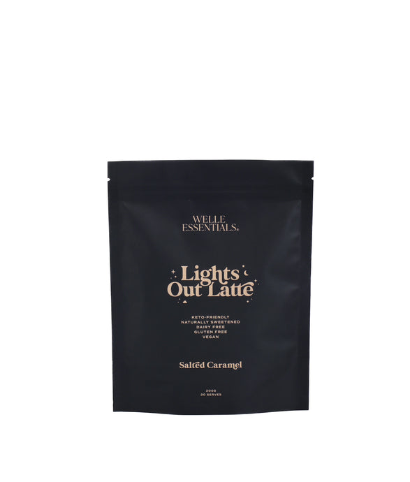 Welle Essentials Lights Out Latte - Salted Caramel 200g