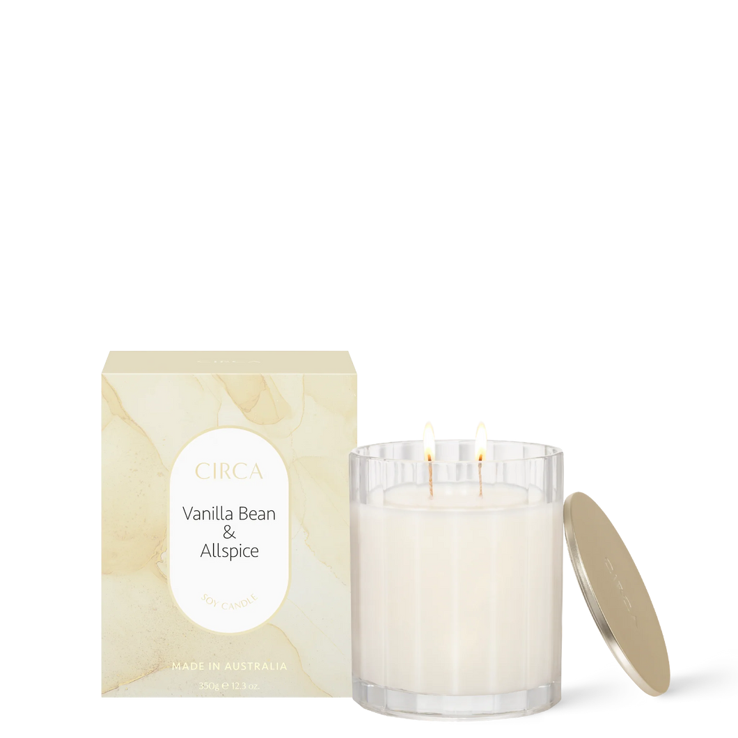 Circa Soy Candle 350g - Vanilla Bean & Allspice