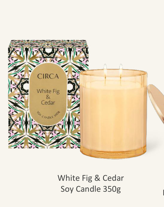 Circa Christmas Collection 24 - Fig and Cedar Candle 350g