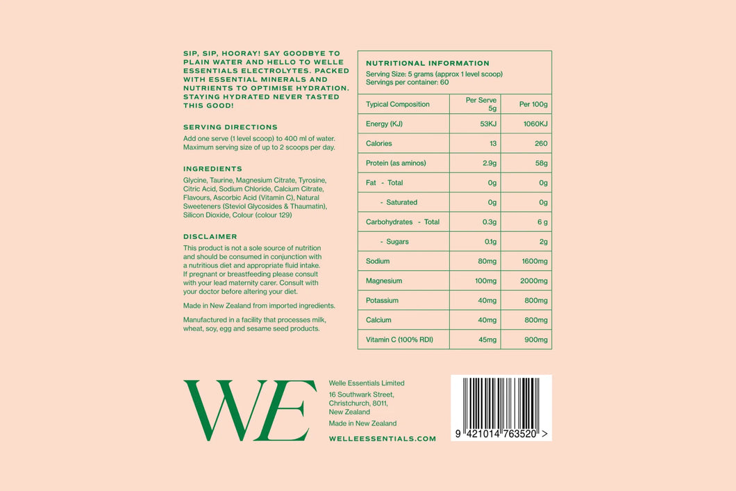 Welle Essentials - Watermelon 300g